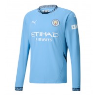 Camisa de time de futebol Manchester City Replicas 1º Equipamento 2024-25 Manga Comprida